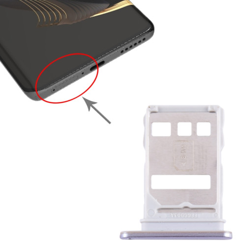 Pour Huawei nova 10 Pro Plateau de carte SIM (Violet) SH201P199-04