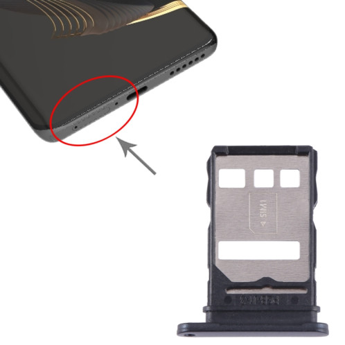 Pour Huawei nova 10 Plateau de carte SIM (Noir) SH202B494-04
