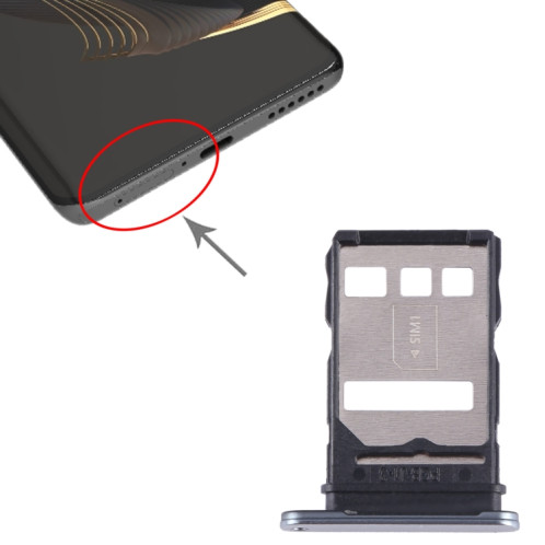 Pour Huawei nova 10 Plateau de carte SIM (Argent) SH202S1890-04