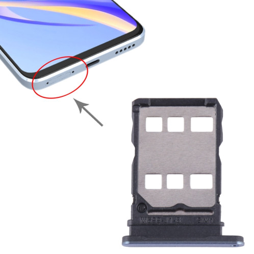 Pour Huawei nova Y90 Plateau de carte SIM (Bleu) SH203L1136-04