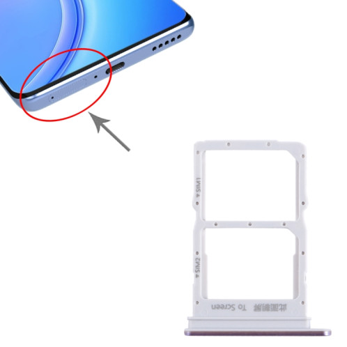 Pour Honor V40 Lite SIM + Plateau pour carte SIM (Violet) SH204P43-04