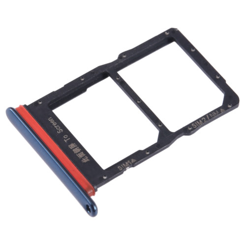 Pour Honor X30 Max SIM + SIM / NM Card Tray (Bleu) SH207L1594-04