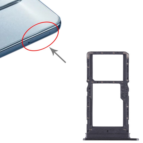 Pour Honor Play 30 SIM + SIM / Micro SD Card Tray (Noir) SH210B1001-04