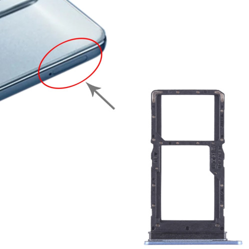 Pour Honor Play 30 SIM + SIM / Micro SD Card Tray (Bleu) SH210L920-04