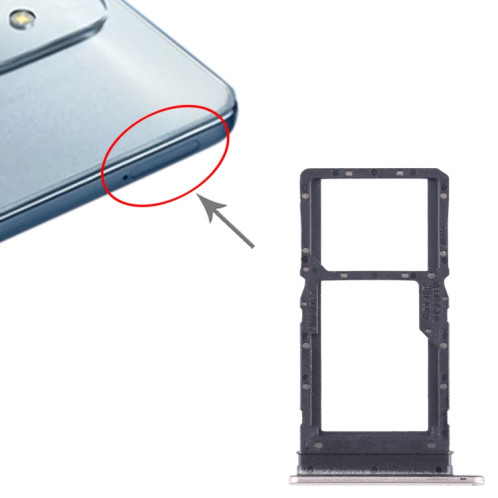 Pour Honor Play 6T SIM + SIM / Micro SD Card Tray (Or) SH211J1133-04
