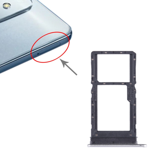 Pour Honor Play6T SIM + SIM / Micro SD Card Tray (Argent) SH211S440-04
