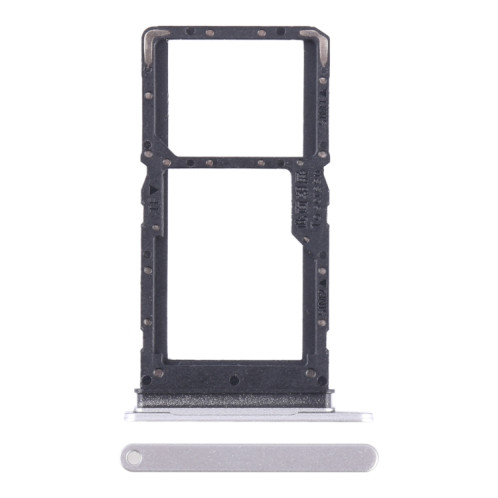 Pour Honor X5 Plus Plateau pour carte SIM + SIM / Micro SD (Argent) SH213S1535-04