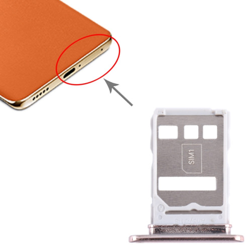Plateau pour carte SIM pour Honor X9b (rose) SH214F580-04