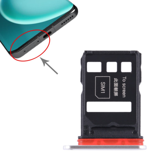 Pour Honor Magic4 SIM + plateau de carte SIM (argent) SH219S1228-04