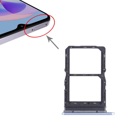 Pour Honor Play 40S SIM + plateau de carte SIM (bleu) SH221L1547-04