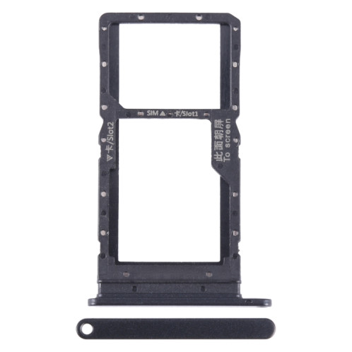 Pour Honor Play 20A SIM + SIM / Micro SD Card Tray (Noir) SH223B1776-04