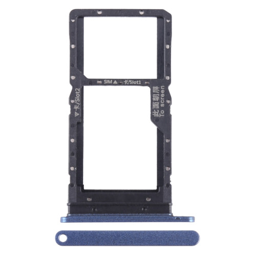 Pour Honor Play 20A SIM + SIM / Micro SD Card Tray (Bleu) SH223L1464-04