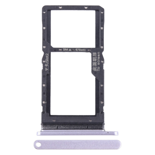Pour Honor Play 20A Plateau pour carte SIM + SIM / Micro SD (Violet) SH223P608-04