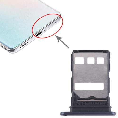 Plateau pour carte SIM pour Honor X50 (noir) SH227B591-04