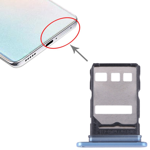 Plateau pour carte SIM pour Honor X50 (bleu) SH227L1210-04