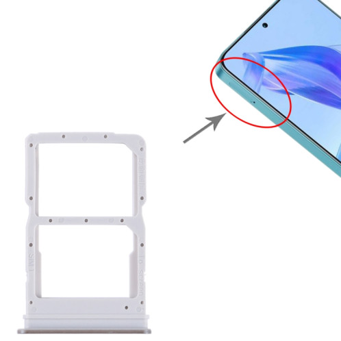 Pour Honor 90 Lite SIM + Plateau pour carte SIM (Argent) SH228S69-04