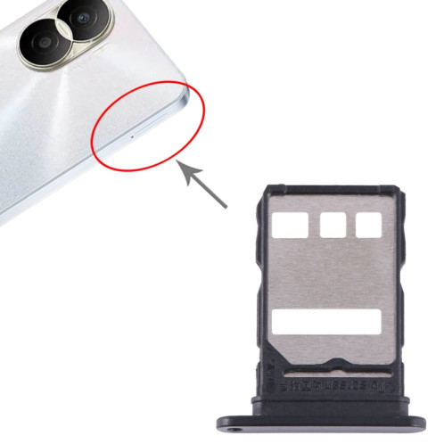 Plateau pour carte SIM pour Honor Play7T Pro (noir) SH234B556-04