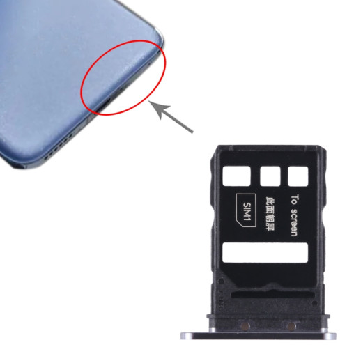Pour Honor Magic5 SIM + plateau de carte SIM (noir) SH239B135-04