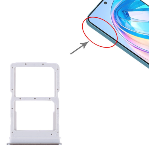 Pour Honor X8a SIM + Plateau pour carte SIM (Gris) SH240H1428-04