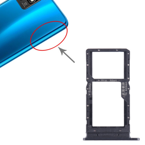 Pour Honor Play 5T SIM + plateau de carte SIM (noir) SH241B1729-04