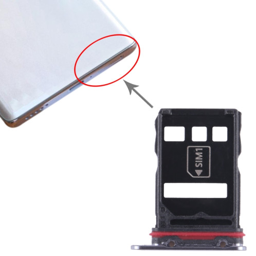 Plateau pour carte SIM + NM pour Honor Magic4 Ultimate (noir) SH242B798-04