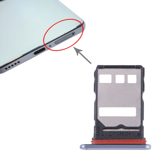 Plateau de carte SIM pour Honor X9a (argent) SH243S538-04