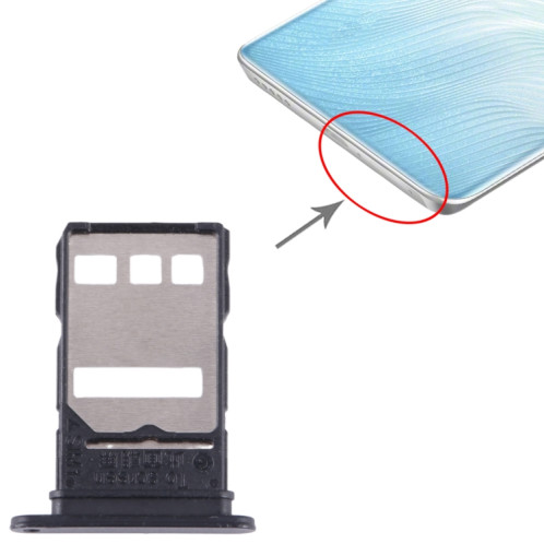 Plateau pour carte SIM pour Honor 80 SE (noir) SH247B860-04
