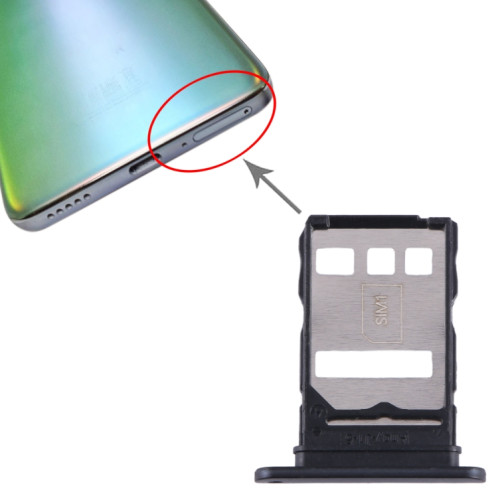 Plateau de carte SIM pour Honor X9 (noir) SH268B67-04