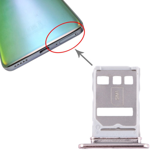 Plateau pour carte SIM pour Honor X9 (rose) SH268F917-04