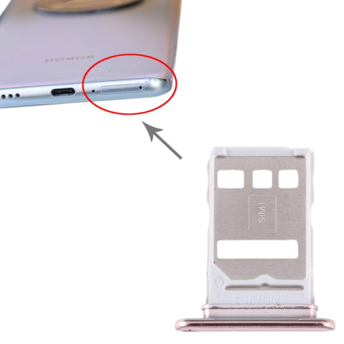 Plateau pour carte SIM pour Honor Magic4 Lite (or) SH270J1702-04