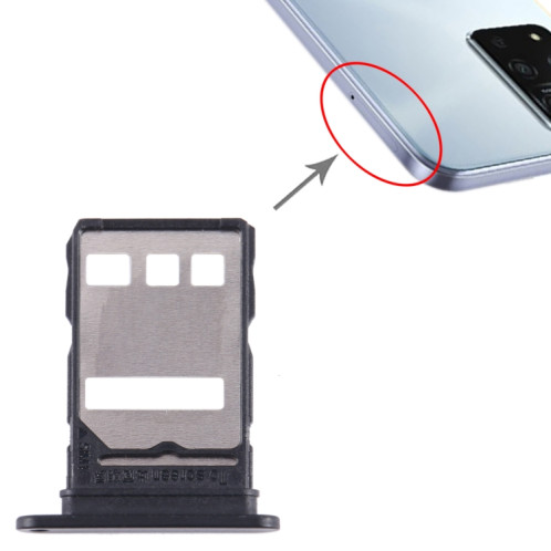 Plateau pour carte SIM pour Honor Play 50 Plus (noir) SH274B430-04