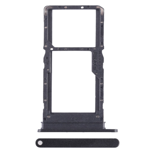 Pour Honor X5 Plateau pour carte SIM + SIM / Micro SD (Noir) SH275B580-04