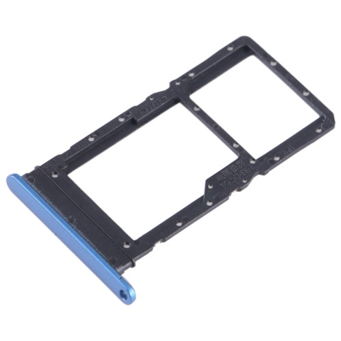 Pour Honor X7 Plateau pour carte SIM + SIM / Micro SD (Bleu) SH279L1319-04