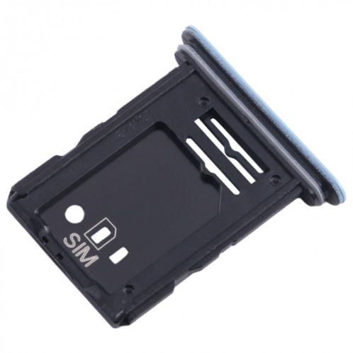 Pour Sony Xperia Ace II Plateau de carte SIM + Micro SD d'origine (bleu) SH316L49-04