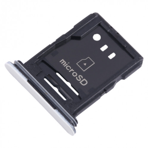 Pour Sony Xperia Ace II Plateau pour carte SIM + Micro SD d'origine (Blanc) SH316W1222-04