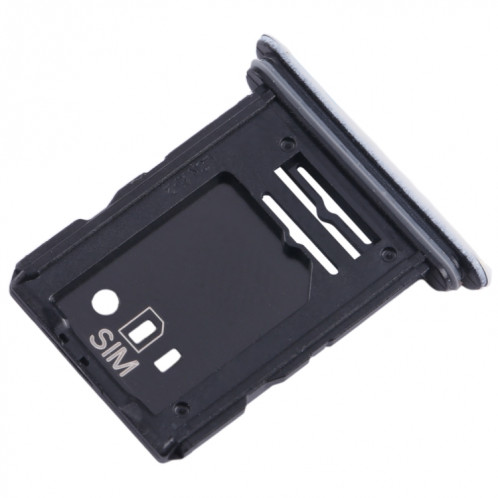 Pour Sony Xperia Ace II Plateau pour carte SIM + Micro SD d'origine (Blanc) SH316W1222-04