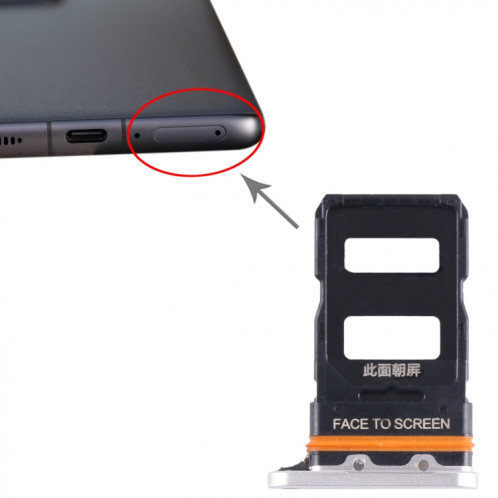 Pour Xiaomi 12S Pro Plateau de carte SIM + Plateau de carte SIM (Or) SH356J7-04