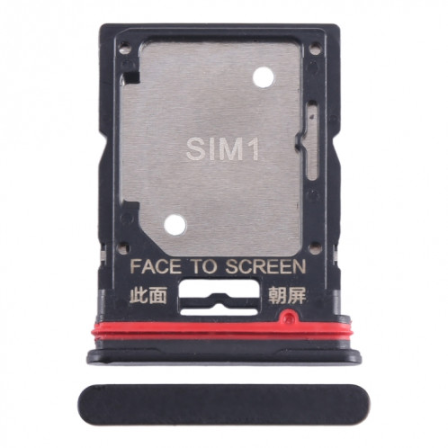 Pour Xiaomi Redmi Note 11T Pro Plateau de carte SIM + Plateau de carte SIM / Plateau de carte Micro SD (Noir) SH358B840-04