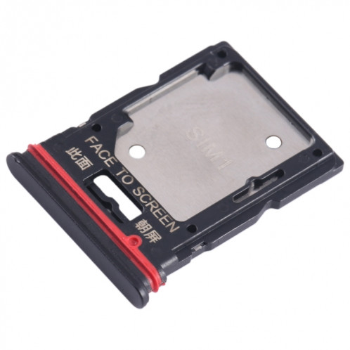 Pour Xiaomi Redmi Note 11T Pro Plateau de carte SIM + Plateau de carte SIM / Plateau de carte Micro SD (Noir) SH358B840-04