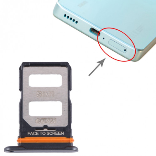 Pour Xiaomi 12 Lite Plateau de carte SIM + Plateau de carte SIM (Noir) SH362B1263-04