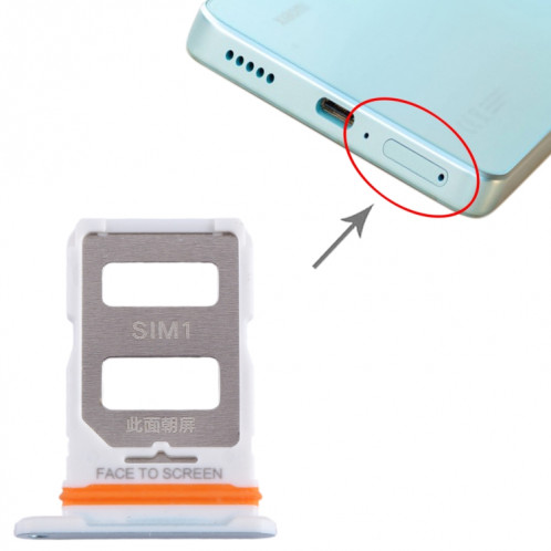 Pour Xiaomi 12 Lite Plateau de carte SIM + Plateau de carte SIM (Vert) SH362G290-04