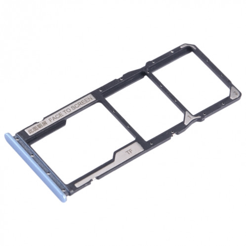 Pour Xiaomi Poco M5 4G Plateau de carte SIM + Plateau de carte SIM + Plateau de carte Micro SD (Bleu) SH363L663-04