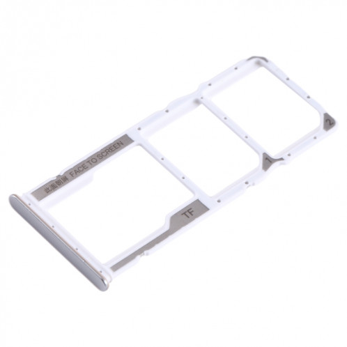 Pour Xiaomi Poco M5 4G Plateau de carte SIM + Plateau de carte SIM + Plateau de carte Micro SD (Argent) SH363S1701-04