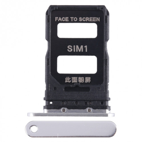 Pour Xiaomi 13 Pro Plateau de carte SIM + Plateau de carte SIM (Argent) SH373S1879-04