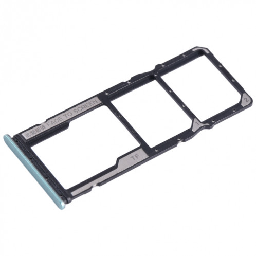 Pour Xiaomi Redmi Note 12s Plateau de carte SIM + Plateau de carte SIM + Plateau de carte Micro SD (Vert) SH376G1371-04