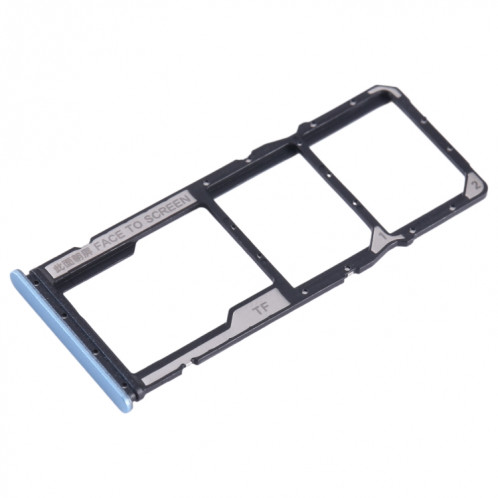 Pour Xiaomi Redmi Note 12s Plateau de carte SIM + Plateau de carte SIM + Plateau de carte Micro SD (Bleu) SH376L349-04