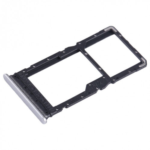 Pour Xiaomi Redmi 12 4G Plateau de carte SIM + Plateau de carte SIM / Plateau de carte Micro SD (Argent) SH383S1272-04