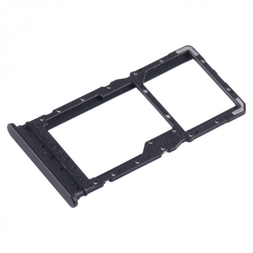 Pour Xiaomi Redmi Note 12R Plateau de carte SIM + Plateau de carte SIM / Plateau de carte Micro SD (Noir) SH385B72-04