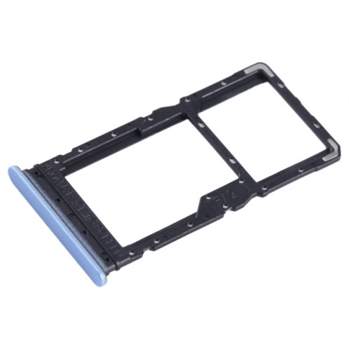 Pour Xiaomi Redmi Note 12R Plateau de carte SIM + Plateau de carte SIM / Plateau de carte Micro SD (Bleu) SH385L234-04