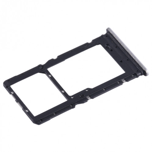 Pour Xiaomi Redmi Note 12R Plateau de carte SIM + Plateau de carte SIM / Plateau de carte Micro SD (Argent) SH385S1998-04
